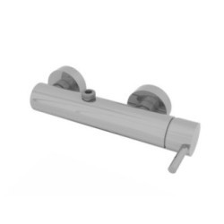 MINIMAL miscelatore doccia esterno per colonna doccia in acciaio inox finitura satinato