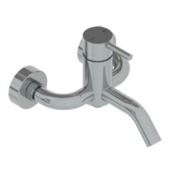 MINIMAL miscelatore vasca esterno in acciaio inox finitura satinato