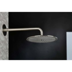 Soffione rotondo diam. 300mm in acciaio inox finitura satinato