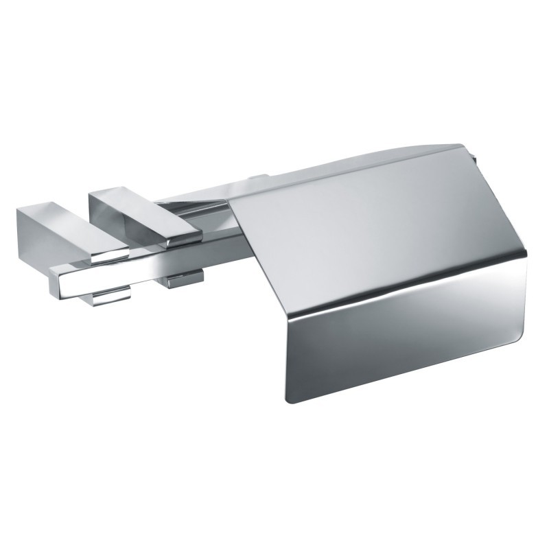 CUBE Porta rotolo con coperchio