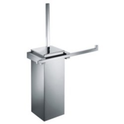 CUBE Porta scopino a parete/porta rotolo