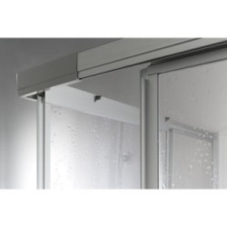 BRIO Box doccia Angolare scorrevole finitura bianco 90 cm stampato (misura 80/90-80/90 h.185)