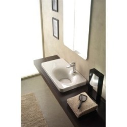 FUJI 80 SHELF SX lavabo da incasso
