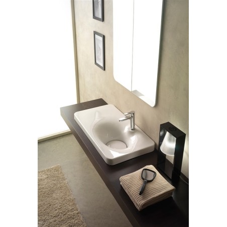 FUJI 80 SHELF SX lavabo da incasso