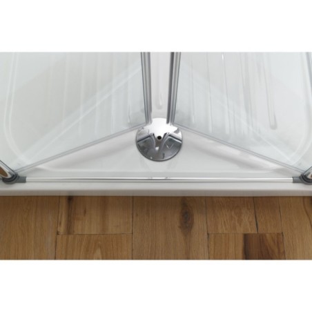 SALOON DOOR Porta 2 ante battente finitura cromo 90 cm acidato (misura 85/90 h.185)