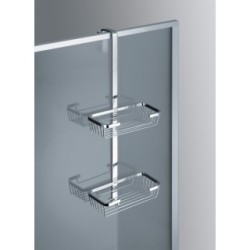 BAHAMAS mensola rettangolare a due piani