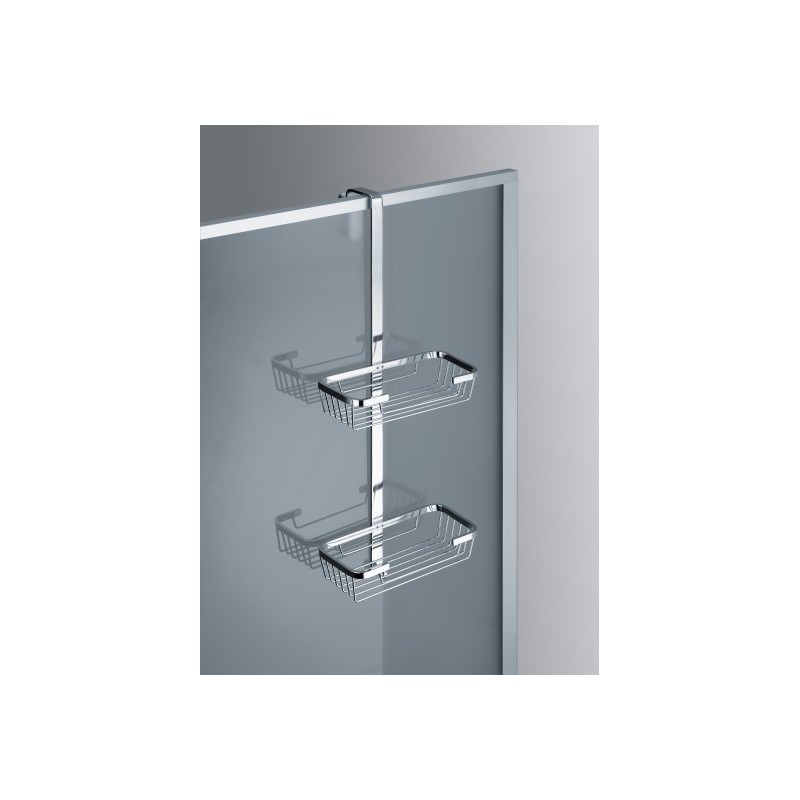 BAHAMAS mensola rettangolare a due piani