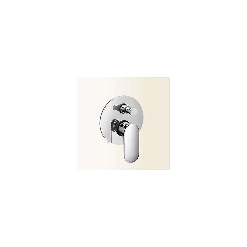 MIA Miscelatore per doccia/vasca ad incasso con deviatore finitura cromo