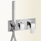 SOPHIE miscelatore doccia incasso con deviatore a 3 uscite e kit  finitura cromo