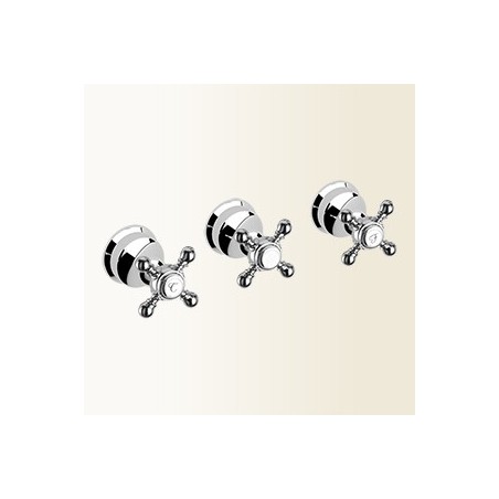 PAPIRO Gruppo vasca/doccia ad incasso con deviatore 2 uscite finitura cromo