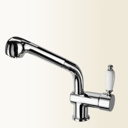 LINEA CUCINA miscelatore per lavello con doccetta estraibile finitura granito