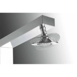 GEMMA H pannello doccia senza miscelatore con attacco acqua alto finitura satinato