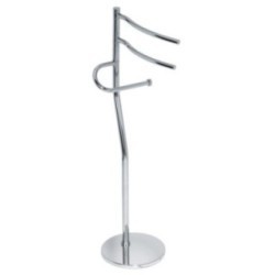 DUEMILA PLUS Piantana con 2 portasalviette e porta rotolo