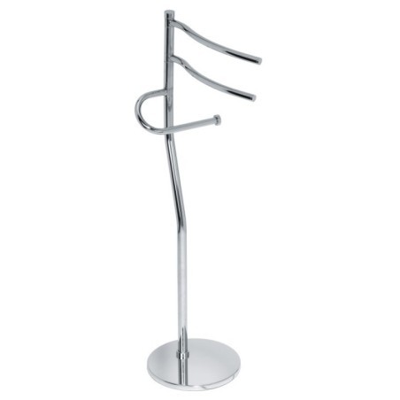 DUEMILA PLUS Piantana con 2 portasalviette e porta rotolo