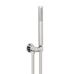 Kit presa acqua ovale in ottone cromo