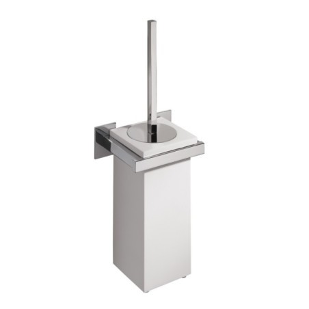 DIVA porta scopino a parete bianco