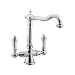 FLY BIJOUX monoforo per lavabo con canna alta finitura cromo