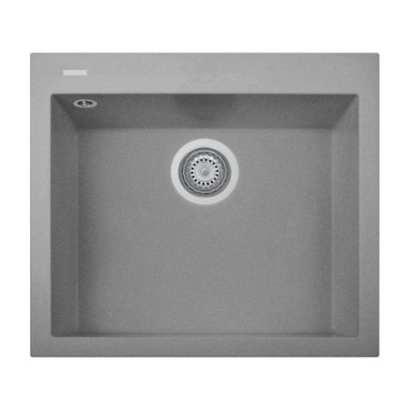 ONE 60.10 Lavandino cucina ad una vasca finitura ultrametal 41 alluminio