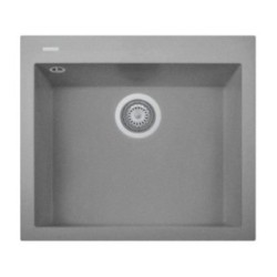 ONE 60.10 Lavandino cucina ad una vasca finitura ultrametal 44 nero