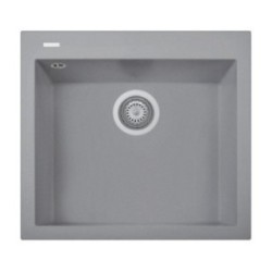 ONE 56.10 Lavandino cucina ad una vasca finitura ultrametal 41 alluminio