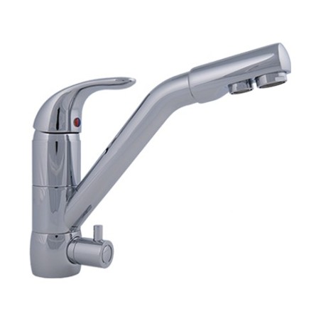 FLUO miscelatore cucina 3 vie