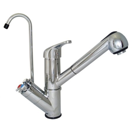 COLIBRI' miscelatore per cucina 5 vie con doccia estraibile