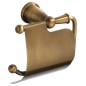 ARMONIA portarotolo con coperchio finitura bronzo