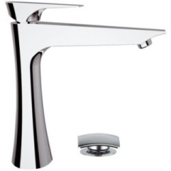 DIVA monocomando lavabo alto finitura cromo