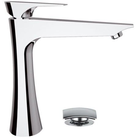 DIVA monocomando lavabo alto finitura cromo