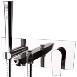 DIVA monocomando vasca da incasso finitura cromo