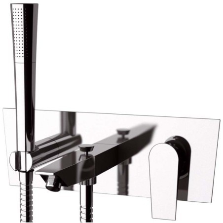 DIVA monocomando vasca da incasso finitura cromo