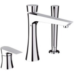 DIVA miscelatore monocomando bordo vasca finitura cromo