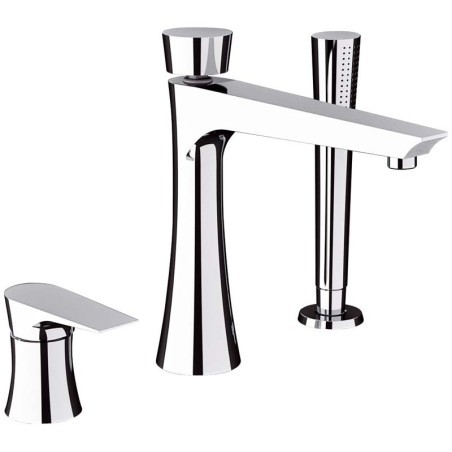 DIVA miscelatore monocomando bordo vasca finitura cromo