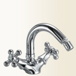 NOA monoforo per bidet finitura cromo-oro