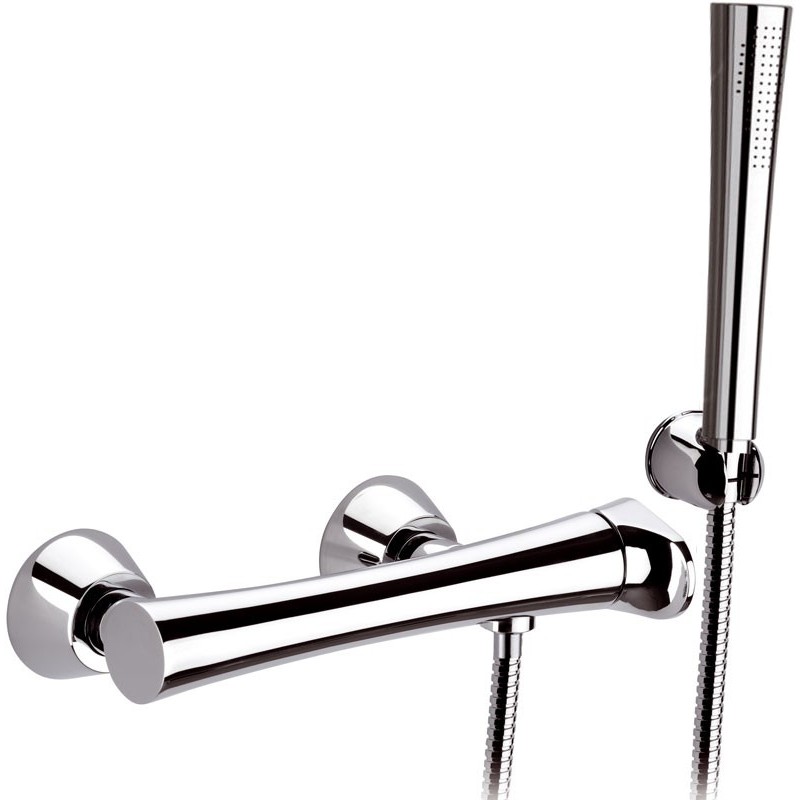 DIVA miscelatore doccia esterno con kit doccia finitura cromo