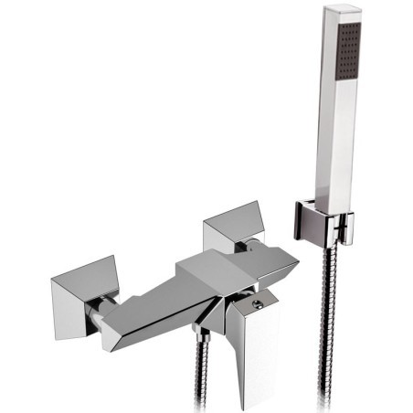 SPEED monocomando doccia esterno con kit doccia finitura cromo