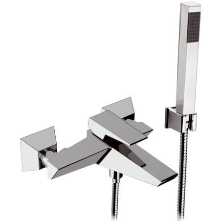 SPEED monocomando vasca esterno con kit doccia finitura cromo