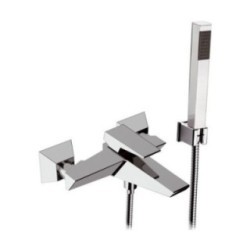 SPEED monocomando vasca esterno con kit doccia finitura cromo
