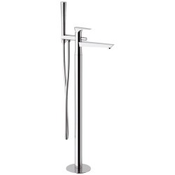 DIVA monocomando vasca da pavimento finitura cromo