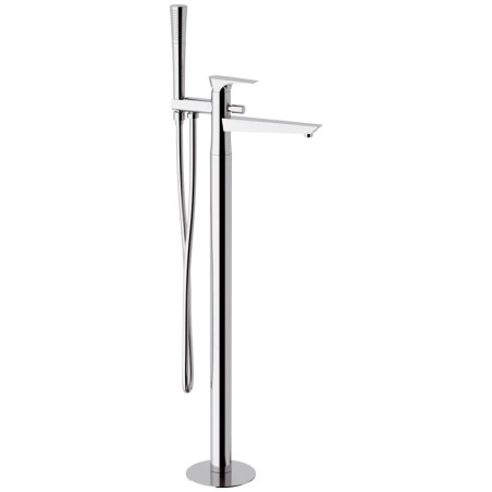 DIVA monocomando vasca da pavimento finitura cromo