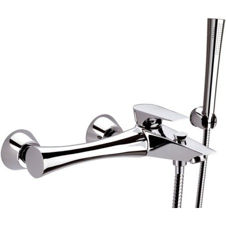 DIVA monocomando vasca esterno con kit doccia e flex 150 cm finitura cromo