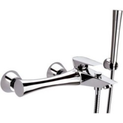 DIVA monocomando vasca esterno con kit doccia e flex 120 cm finitura cromo