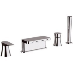 DIVA miscelatore monocomando bordo vasca finitura cromo