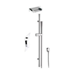 DIVA set doccia completo finitura cromo