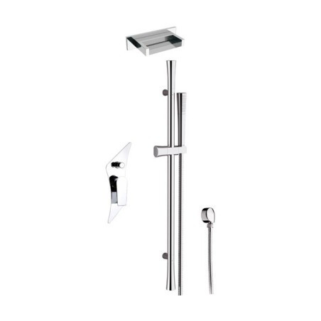 DIVA set doccia completo finitura cromo