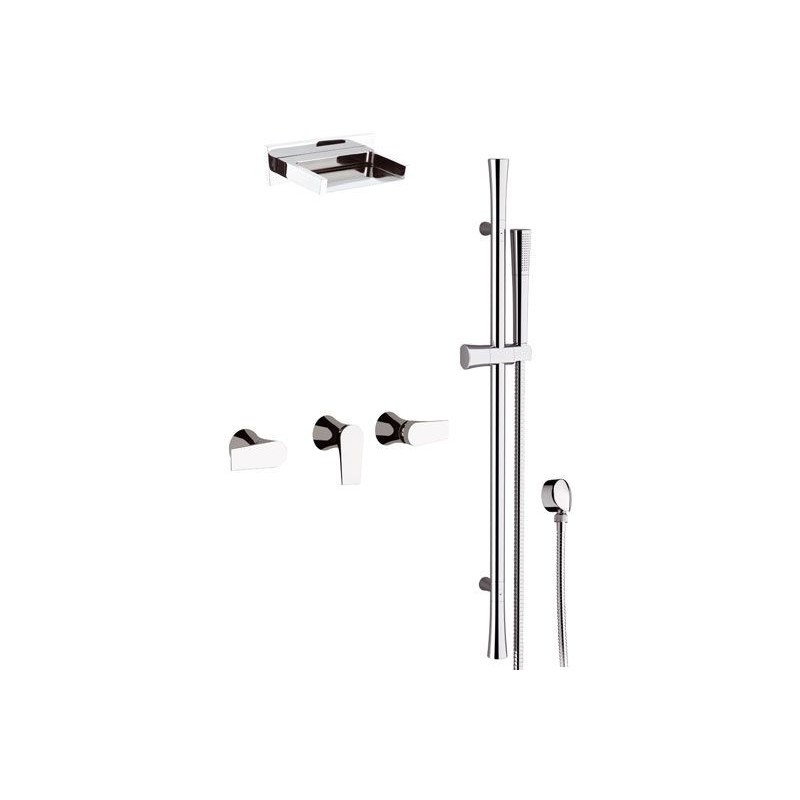 DIVA set doccia completo finitura cromo