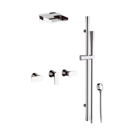 DIVA set doccia completo finitura cromo