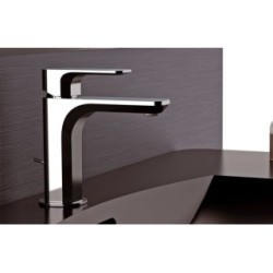 TIARA monocomando lavabo con scarico finitura cromo