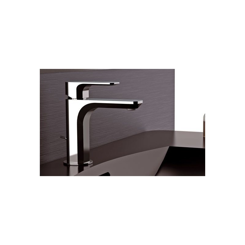TIARA monocomando lavabo con scarico finitura cromo
