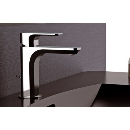 TIARA monocomando lavabo con scarico finitura cromo
